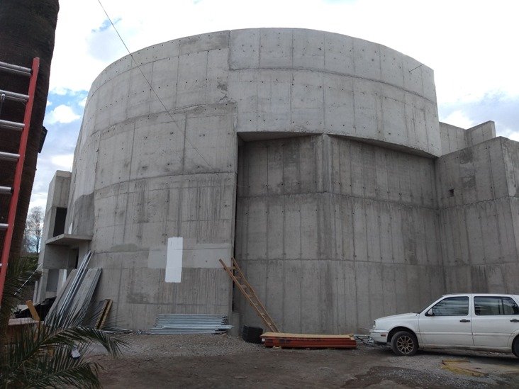 Estructura de hormigón en obra civil